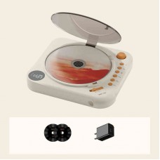 SAST SA-059 HiFi Vinyl CD Player Portable Bluetooth Audio Player DC 5V/2A Support Wired/Wireless Connection