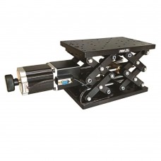 PT-GD402 Electric Lifting Platform Z-axis Motorized Lab Jack Sliding Rail 120mm Travel for Laboratory Equipment
