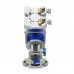 JUWEI-17 Harmonic Equatorial Mount (Blue Silver with Wide Dovetail Groove) + Wired Hand Controller