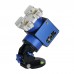 JUWEI-17 Harmonic Equatorial Mount (Blue Black with Wide Dovetail Groove) + Wired Hand Controller