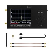HAMGEEK SSA6G 35MHz-6200MHz RF Spectrum Analyzer RF Multimeter Spectrum Explorer with Touch Screen