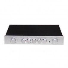 Silvery Panel Version E200 Preamplifier HiFi Fully Balanced Amplifier with Bluetooth Support Treble/Bass Adjustment