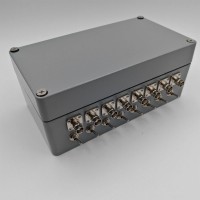 Rf Shielding Enclosure Die-cast Aluminum RF Shielding Box for Microwave LNA + 16pcs BNC Connectors