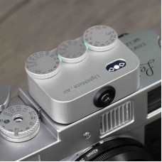 LightMate AirPro 35° Digital Exposure Meter Light Meter (Metal Silver) with 3 Dials for Film Cameras