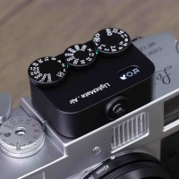 LightMate AirPro 35° Digital Exposure Meter Light Meter (Metal Black) with 3 Dials for Film Cameras