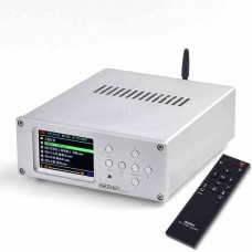 Silvery DV20C-BT DAC Audio Decoder Digital Turntable DSD Lossless Music Player Bluetooth5.3 with Aluminum Remote Control
