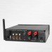 Heareal G4 Bluetooth Power Amplifier HiFi Stereo Double VU Meter Audio Amplifier with Power Adapter