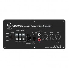 AAU2 200W Car Audio Subwoofer Power Amplifier Class D High Power Mono Audio Amplifier Support DSP Tuning