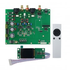 Tuning Version Dual ES9038Q2M DAC Audio Decoder HiFi Coaxial PCM384K DSD128 Decoder Board Kit with TFT Screen