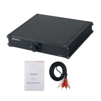 FV4 Black 4-Channel Audio Signal Input Switcher HiFi Lossless ALPS Switch Passive Preamplifier Signal Controller