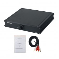 FV4 Black 4-Channel Audio Signal Input Switcher HiFi Lossless ALPS Switch Passive Preamplifier Signal Controller