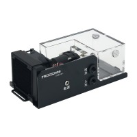 FREEZEMOD SLMZ-B-L 500ML Water Cooling Pump Reservoir (80mm 1-layer Radiator + 2000RPM Fan 12V Pump)