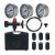 FPU-1 Nitrogen Charging Kit Nitrogen Charger with 3 Gauges 1 Hose & 7 Couplings for Accumulators