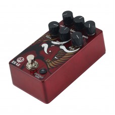Eras Five High Gain Distortion 5-Mode Electric Guitar Effects Pedal with Blend Knob (LYR Logo)