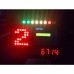Racing Hub RH-0008 Dashboard Dash Display Desktop Clock w/ 1.8-Inch Screen for Most Sim Racing Games