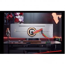 HumaneX T18-1E RGB Gaming Monitor Stand Monitor Arm (Red) with 20KG Payload for 17-49" Screens