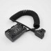 FusionRig D-Tap to LP-E6NH Braided Wire False Battery Analog Battery Power Supply for Canon DSLR