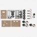 Robot Car Parts w/ Motors & 3DOF Robot Arm for 2-Mode Smart Cars (Differential + Ackerman Modes)