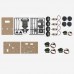 Robot Car Parts w/ Motors & 3DOF Robot Arm for 3-Mode Smart Cars (Differential + Ackerman + Mecanum)