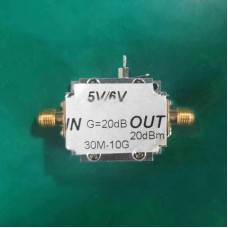 0.01-10G Low Noise Amplifier LNA Broadband RF Amplifier with Good Flatness P1dB ≥20dBm & 20dB Gain