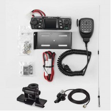 QYT-780 Plus 100W V-band 136-174MHz Vehicle Radio Transceiver 50KM with Mounting Bracket + 5M Cable + Antenna