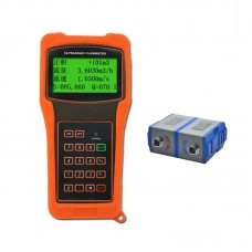 TUF-2000H Portable Handheld Smart Ultrasonic Liquid Flow Meter with TS-2 Small Probe DN15-100mm Caliber