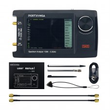 SA5 100K-5.3GHz Handheld Spectrum Analyzer Signal Generator w/ 4" IPS LCD (with 32G Memory Card)