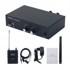 ANLEON S2D 560-596MHz Stereo Digital In-Ear Wireless Monitor System RF Transmitter and Receiver Kit