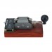 Deep Annatto Base Version Automatic/Manual Morse Code Telegraph Key Mini CW Key for Learning and Training