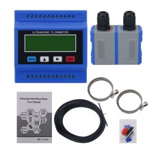 TUF-2000M-TS-2 Standard Modular Ultrasonic Liquid Flow Meter -30℃~90℃ with DN25-100mm Caliber Transducer