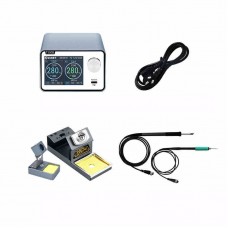 T300B-210+T12 Version 220V Dual Channel Smart Multifunctional Soldering Station 160W Soldering Iron with C210+T12 Tips