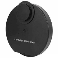 1.25" Multiple 9-Filter Wheel Manual Filter Wheel for CCD Monochrome Cooled Cameras & Telescopes
