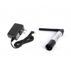 2.4G Wireless DMX512 Transmitter w/ 3-pin Male Port (1TX + US Power Adapter) for Speed & PAR Lights