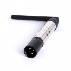 2.4G Wireless DMX512 Transmitter w/ 3-pin Male Port (1TX + AU Power Adapter) for Speed & PAR Lights