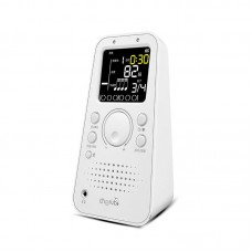 Cherub WSM-289 Smart Metronome Electronic Metronome and Bluetooth Speaker (White) with 4 Tones