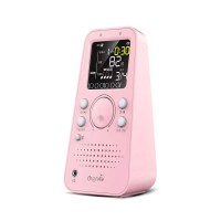 Cherub WSM-289 Smart Metronome Electronic Metronome and Bluetooth Speaker (Pink) with 4 Tones