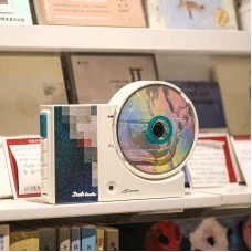 Green A1000 CD Player Bluetooth5.3 2x3W HiFi Audio Speaker Desktop Wall-mounted Music Player