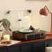 Wood-color Syitren T400 Vinyl Record Player Portable Bluetooth5.0 Speaker Retro Phonograph Support 7/10/12 Inches Record