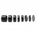 8PCS 3/5/7/10/12/15/20/30MM Focal Length Extension Ring Kit M48x0.75mm Astronomical Telescope Accessory