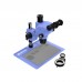 MJ-6565PRO 6.5-65X Continuous Zoom Trinocular Stereo Microscope for Mobile Phone Repair and Maintenance