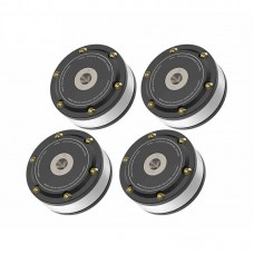 4PCS TITAN Carbon Fiber Speaker Spike Feet Isolation Feet Amplifier Foot Pad for AudioBastion Hifi Speakers CD Players