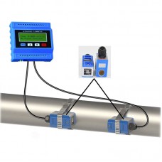 TS-2 Room Temperature Ultrasonic Flow Meter Sensor IP68 Waterproof Measuring Probe for DN15-100 Tubes