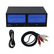 MK-II 2U 90-245V Dual VU Meter Display Audio VU Meter High Performance Level Meter for Audio Amplifier