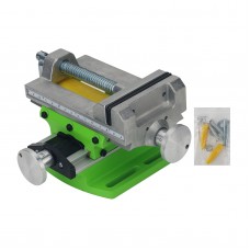 3 Inch Vice Precision Machine Vice 2-Way Cross Slide Vice Suitable for Bench-Type Drilling Machines