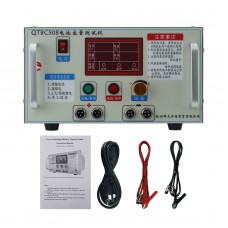 220V QTBC508 Battery Capacity Tester 1-20A Adjustable for 12V/24V/36V/48V/60V/72V Ternary/Lead-acid/Lithium Iron Discharge Meter