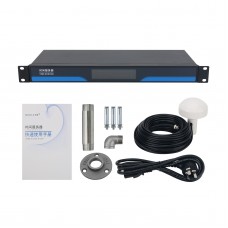 Network Time Server with High Precision OCXO for Beidou Dual Mode GPS PTP Clock NTP Server (30m Antenna + Single Network Port)