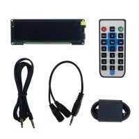 EO064 Audio Spectrum Display Module Voice Control Music Spectrum Level VU Meter Main Control Board with 3.2-inch OLED Screen