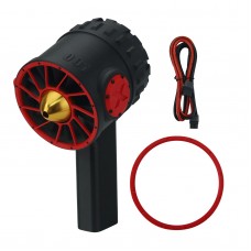 90mm/3.5" Duct Fan 5KG Violent Fan Turbo Fan (Black) for Vehicle & Garden Cleaning & Snow Removal