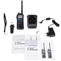 IC-M73 Plus IPX8 Waterproof 6W Walkie Talkie 3-5KM Support Noise Cancellation and Recording for ICOM