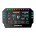 MOZA CM2 Dashboard Sim Racing Dash Display with 5.0-inch 720P Touch Screen & 10 RGB Shift Indicators